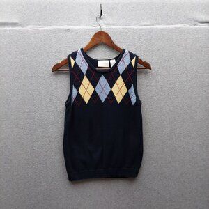 Liz Claiborne Lizsport Petite Argyle Sweater Vest